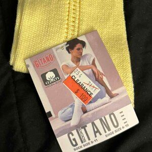 Rare - Vintage Women's Ribbed Slouch Gitano Crew Socks